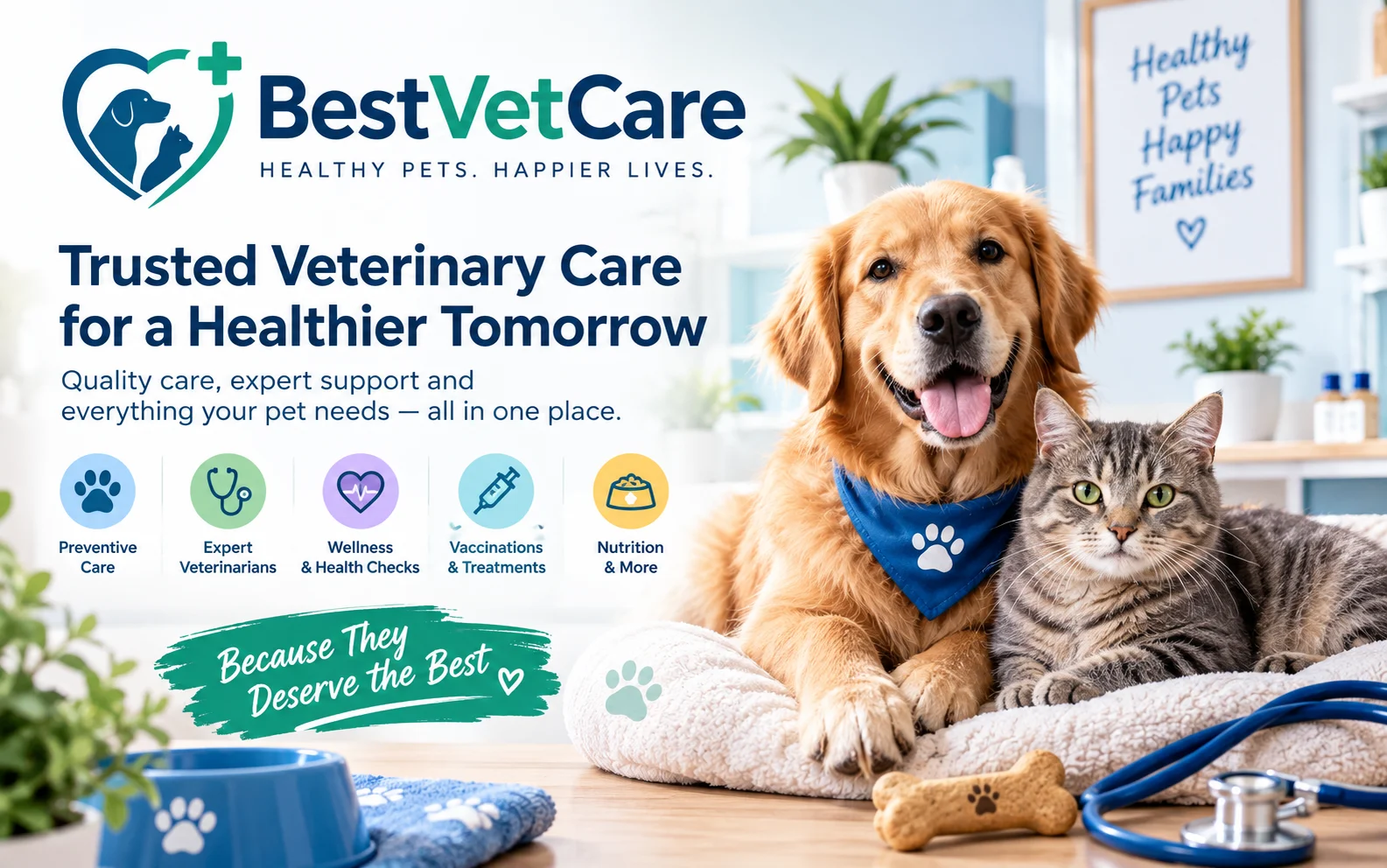 BestVetCare pet health and wellness products for dogs and cats